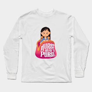 Nurse in a Purse v4 Long Sleeve T-Shirt